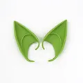 Cosplay elf ears in bright green finish for Halloween party costumes - 10CM OPP Bag / Fruit Green