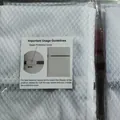 White honeycomb mesh laundry bag with zipper protection in clear plastic packaging - Honeycomb Mesh Self-locking Style / 30x40cm (3 Pieces/Pack) / White