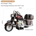 Vintage red metal motorcycle model home decoration for wine cabinet and living room display - Retro Motorcycle Model (Red)