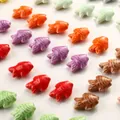 Perle di ceramica a forma di pesce colorate per creare collane e bracciali fai da te - Multicolore