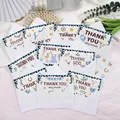 Floral watercolor thank you card set with rustic western horse and boots motifs - Kp27 - Thank You Card F (baby Cowboy Style)