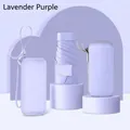 Lavender ultra-light 5-fold sun umbrella with matching hard case and soft storage pouch - Umbrella Only / Lavender Purple