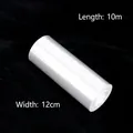 Transparent 12cm wide plastic stretch film roll for cake packaging, 10m length - Medium-Wide Cake Collar