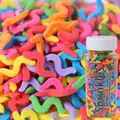Colorful rainbow cake sprinkles mix in a bottle for professional dessert baking - Multicolor Flag Sprinkles
