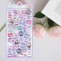 3D embossed cartoon ocean animal crystal stickers with penguins and polar bears - 20cm x 9.5cm / Dreamy Ocean