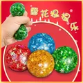 Stress relief snowflake ball toys in four vibrant colors with soft slow rising texture - One 6cm Christmas Snowflake (buy 12 And Get A Free Gift Box)