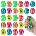 Egg-shaped sensory stress ball with colorful water beads for anxiety relief toy - Vent Egg Bead Ball