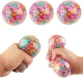 Colorful TPR DNA bead stress relief squeeze ball for hand exercise and anxiety relief - One 6cm Dreamy Bubble Bead (buy 12 And Get A Free Color Box)