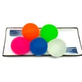 Set of five colorful maltose stress relief balls in orange blue and pink tones - Maltose Texture Stress Ball
