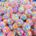 Multi-color TPR sensory stress relief ball with soft textured spikes for tactile play - 20 6cm Burr Macaron Beads Per Pack (buy 12 Packs And Get A Free Color Box)