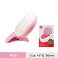 Mini luce LED rosa Mini Q con clip per selfie per smartphone e confezione compatta - Rosa - Luce Monocolore