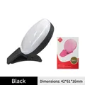 Luce ad anello LED Mini Q nera per selfie su smartphone con confezione di vendita - Nero - Luce Monocolore