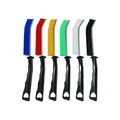 6-delige set spleetreinigingsborstels met gekleurde haren en ergonomisch handvat - Hartvormige stijl set van 6 (Multicolor)