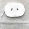 Rotolo di nastro di velluto elastico bianco da 1 cm per cucito fai-da-te e regali - Floccatura su un lato a coste (02) / Bianco
