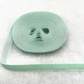 Roll of mint green ribbed velvet ribbon for DIY gift wrapping and crafts - Ribbed Single-sided Flocking (13)