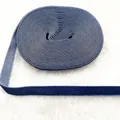 1cm deep blue velvet ribbon roll with a soft texture for DIY gift wrapping and crafts - Ribbed Single-sided Flocking (27)