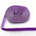 Single-faced 1cm purple velvet elastic ribbon roll for DIY crafts and gift wrapping - Ribbed Single-sided Flocking (30)