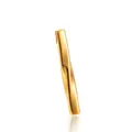 Anello in acciaio inossidabile dorato lucido con design Mobius ritorto e finitura lucida - Solo Ciondolo / Oro