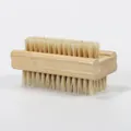 Cepillo de uñas de bambú natural de doble cara con cerdas de sisal firmes - Cepillo de Uñas Doble Cara Bambú Cerdas de Jabalí