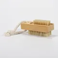 Cepillo de uñas de doble cara de bambú con cerdas naturales y cuerda para colgar - Pincel De Uñas De Doble Cara Con Cerdas De Bambú Z-smzz-zjs-cs