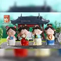 Set of 4 cute Tang Dynasty lady figurines with colorful gift boxes and scenery - Tang Dynasty Lady Large Ornament / Set of 4 / Mixed Colors (Large)
