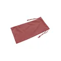 Portable microfiber sunglasses pouch in dusty pink with dual-drawstring closure - Brown / 18*9CM
