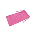 Microfiber rose pink drawstring glasses pouch for sunglasses and jewelry storage - Fuschia / 18*9CM