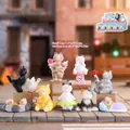 Creative resin lucky cat blind box figurines set for desk decor and festive gifts - A115 Cat-themed Eye-catching Box 8 / Random