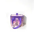 Xuping jewelry mystery gift box featuring purple floral illustrations and ribbon handle - 3 Yuan Welfare Blind Box Random Accessory / Purple