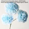3-Head Fortune Peony Blue