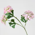 3-Head Wood Hydrangea Pink