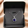 187*xl1431-5 Steel Cross Chain Royal Blue