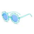 Monture Bleue Transparente Verre Bleu