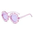 Monture violette transparente verres violets