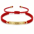 Gold Accessories With Card Red