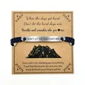 Silver Accessories With Card Navy Blue