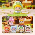 Art toy blind box set featuring 7 adorable girl figures in animal costumes with pearl finish - M436 Plush Pet Box 6 / Whole Box