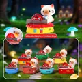 Luminous cat figurine phone stand series featuring 6 characters and 1 secret design - -478 Encountering Time: Small Incense Burner Lamp Box 6 / Random One