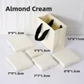 Almond Beige Schmuckschachtel-Set mit passender Papiertüte in verschiedenen Größen - Senrong-Papier Mandel-Beige Geschenktüte / 12*6*11cm
