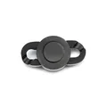 Boucle de chaîne circulaire noire en acier inoxydable pour bijoux DIY et ajustement de sangle - Noir (KLJ8457-K)