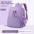 Lila Mädchen Schulrucksack mit Pailletten Ballett-Tutu Design für 105-135cm Größe - Modell 2905 / Lila