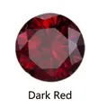 Minimalist round cut ring featuring a deep red crimson zircon stone in a sleek design - US 7 / Rose Gold January Deep Red