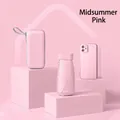 Compact 5-fold sun umbrella in Midsummer Pink with a matching portable storage case - First Love Pink + Capsule Box