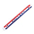 Holland soccer fan scarf in red white blue stripes with white tassels at both ends - Netherlands Style / 135
