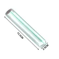 Rullo cilindrico in acrilico per argilla, lunghezza 15,5 cm e diametro 2,5 cm - Linea Fine Verde