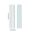 Set di due lenti d'ingrandimento a barra in acrilico da 15,5 cm con linea guida blu - Linea Fine Blu E Linea Spessa