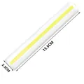 Cylindrical 15.5CM bar magnifier with tracking line for reading small fonts - 15.5*2.5 / Yellow Thick Line