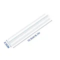 Transparent acrylic bar magnifier 6 inch length with 2.5cm diameter for reading - 15.5*2.5 / Blue Fine Line