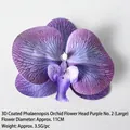 Testa di orchidea farfalla 3D viola artificiale per matrimoni fai da te e decori - Pellicola 3D Viola N. 2 (Grande)