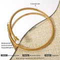 Adjustable 18k gold plated stainless steel cable bracelet with white pearls - Artificial Pearl Head Elastic Cable Bangle (113) / Gold